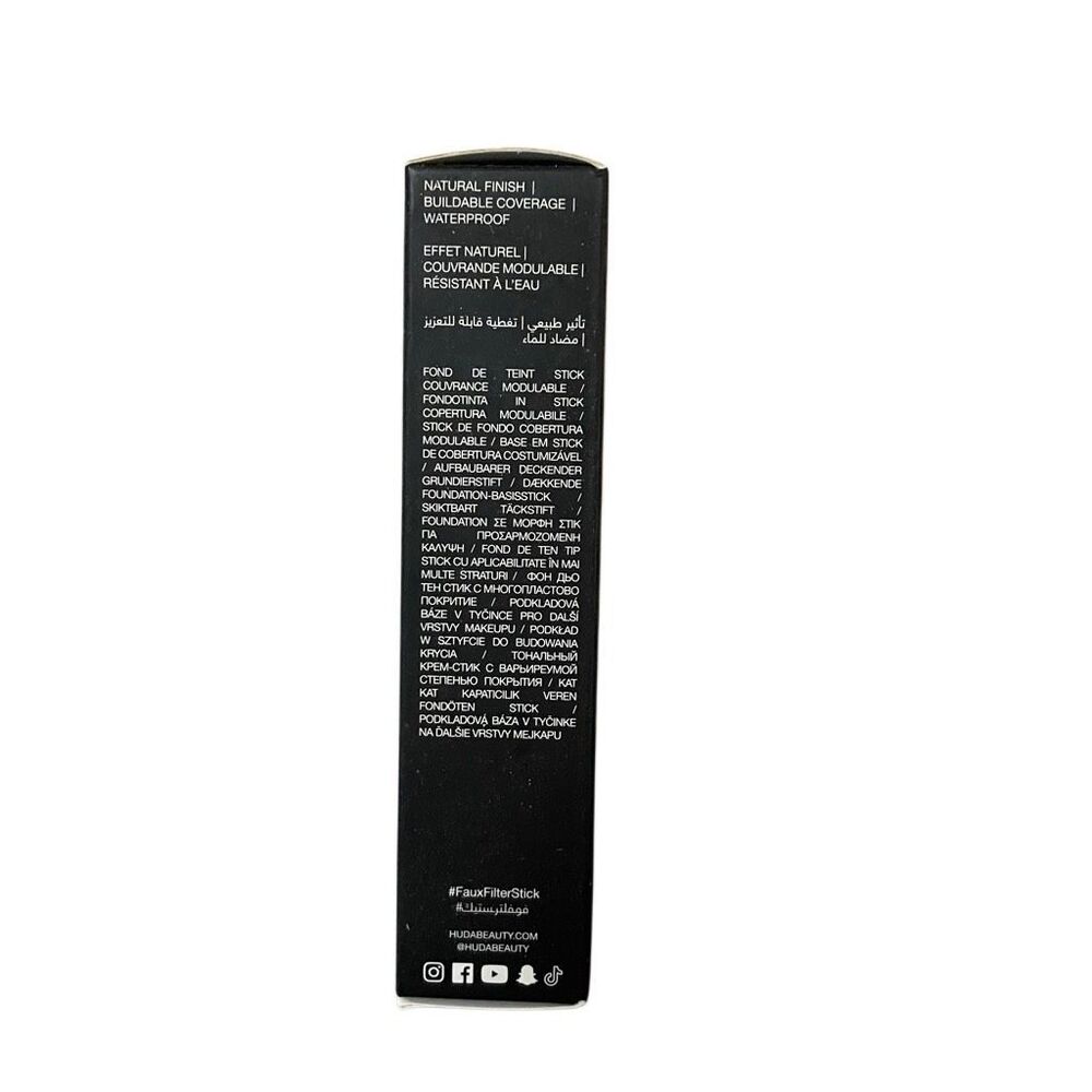 Huda Beauty Fauxfilter Skin Finish Foundation Stick Dulce de Leche 350G.44 oz - Picture 6 of 7
